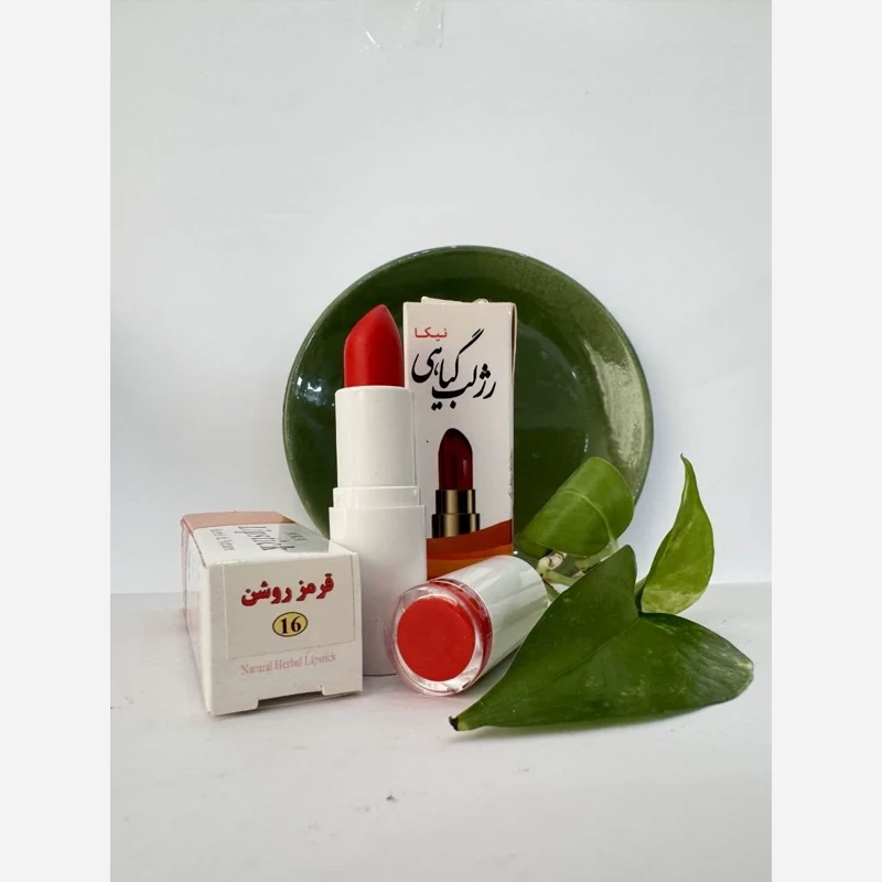 رژ لب بدون سرب قرمز روشن کد 16